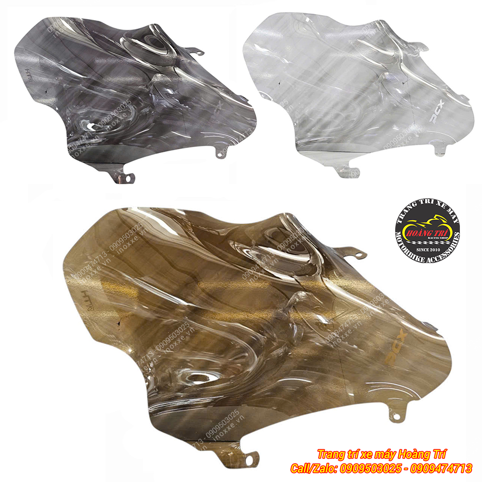 Kính chắn gió HTR lắp chuẩn PCX 2018